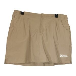 Arctix Active Skort Women's 1X Khaki Golf Tennis Hiking Skirt Shorts